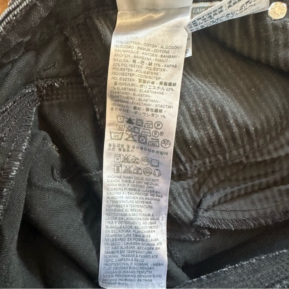 Levi’s Flatter & Flaunt Skinny Leg Black Denim Jeans Size 12 - Picture 11 of 15